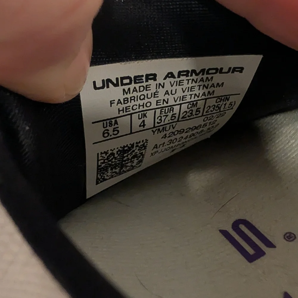 UNDER ARMOUR Hovr Sonic Women's White and Purple Athletic Shoes Size 6.5 - Picture 10 of 11